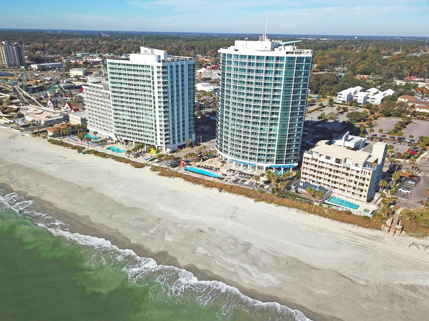 New Modern, Direct Oceanfront, Boardwalk, Views! Apartment Myrtle Beach Bagian luar foto