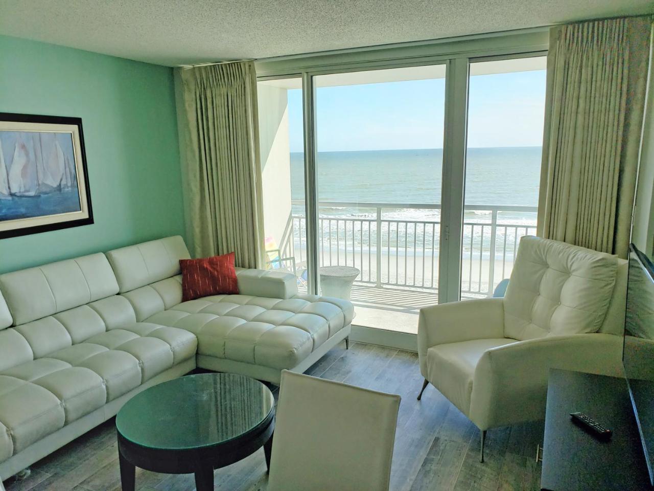 New Modern, Direct Oceanfront, Boardwalk, Views! Apartment Myrtle Beach Bagian luar foto